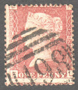 Great Britain Scott 33 Used Plate 192 - FL - Click Image to Close